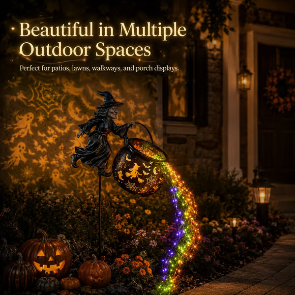 🎃Halloween Witch Cauldron Garden Light