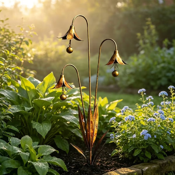 🔥 Limited-Time Offer! Blue Bellflower Garden Stakes – A Charming Melody for Your Outdoor Space