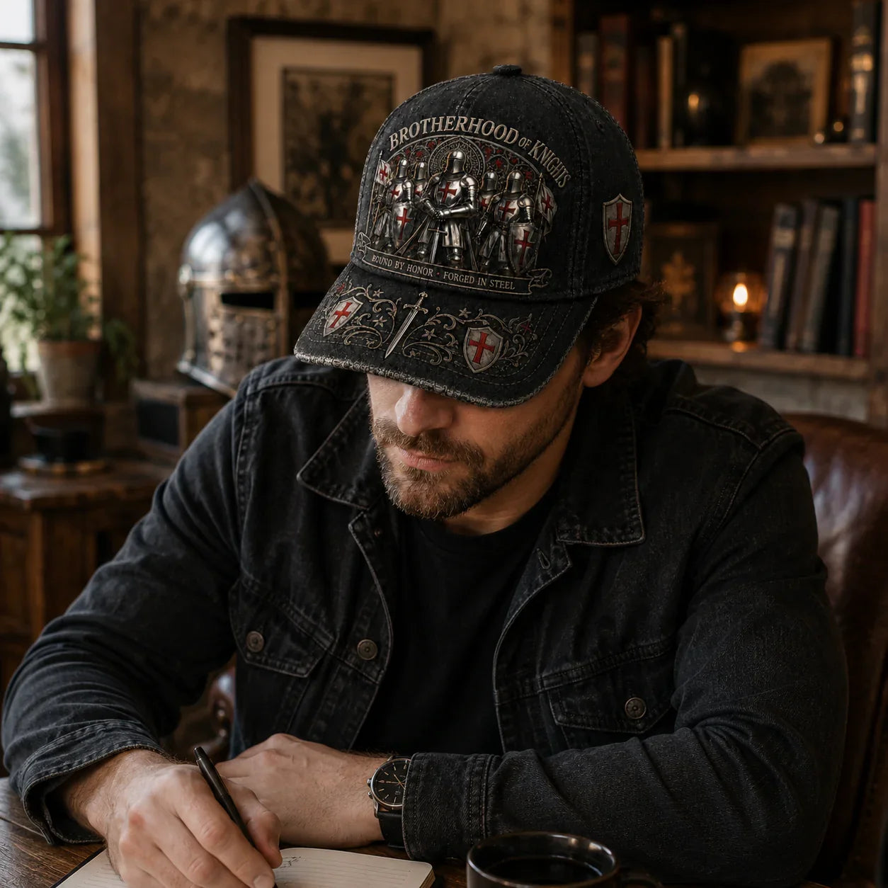 ⚔️ Bound By Honor Forged In Steel – Knights Templar Cap