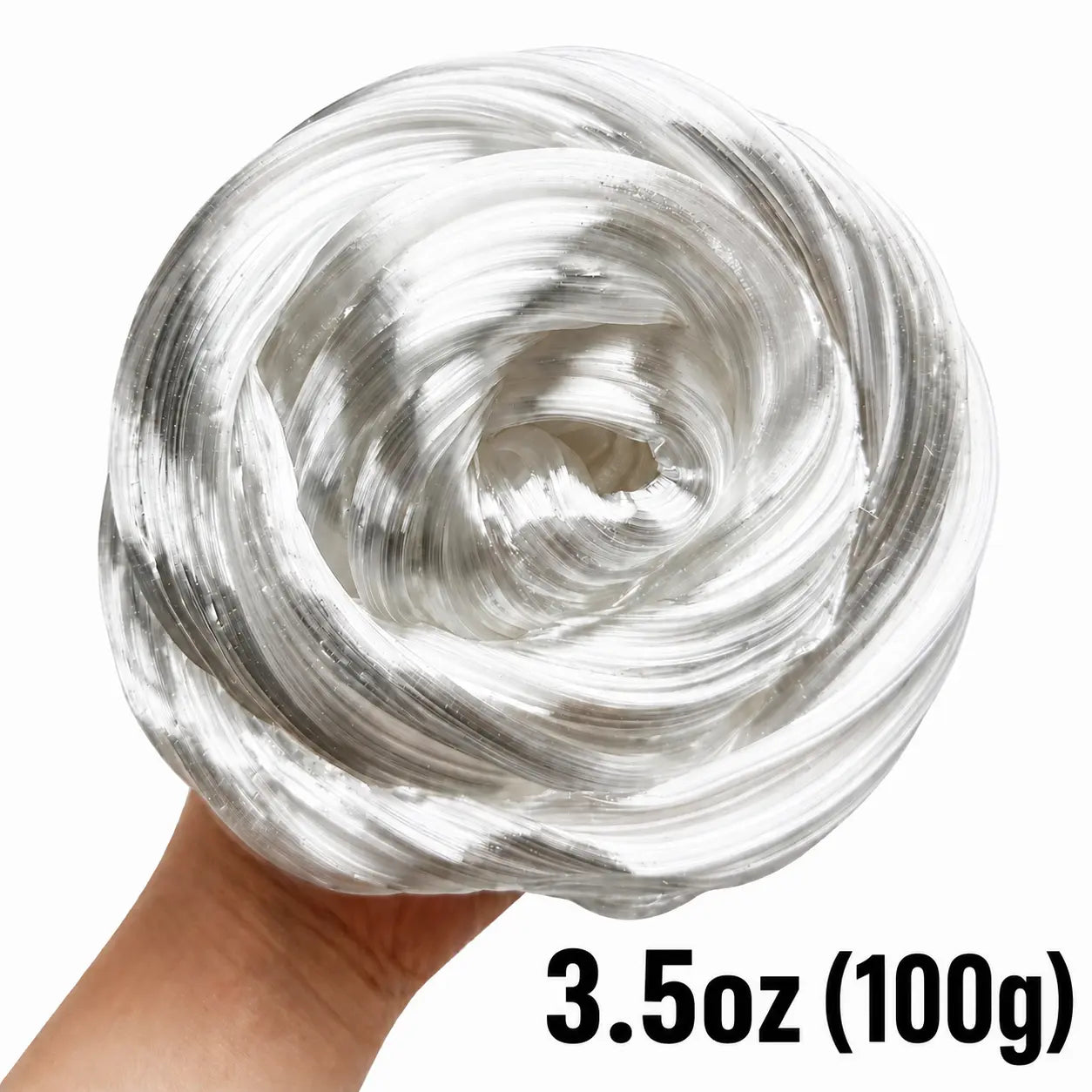 Metallic Glass-Like Slime - Ultra Shiny Stretchy Non-Sticky Sensory Putty with DIY Color Pigments