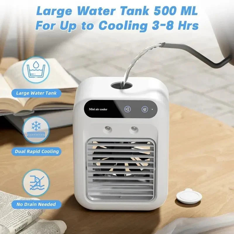 Portable Air Conditioners, 3-In-1 Cooling Fan with 2-Speed Mist Fan