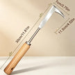 🌿Wooden Handle Crevice Weeder, Stainless Steel Manual Grass Remover for Patio, Pathways & Yards