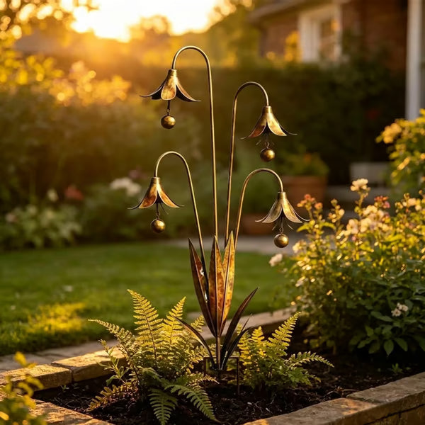 🔥 Limited-Time Offer! Blue Bellflower Garden Stakes – A Charming Melody for Your Outdoor Space
