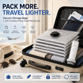 Vacuum Storage Bags Cordless Pump Travel Packing Set