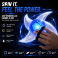 ⚡ Spinning LED Energy Toy – 360° Light & Sound Hand Spinner