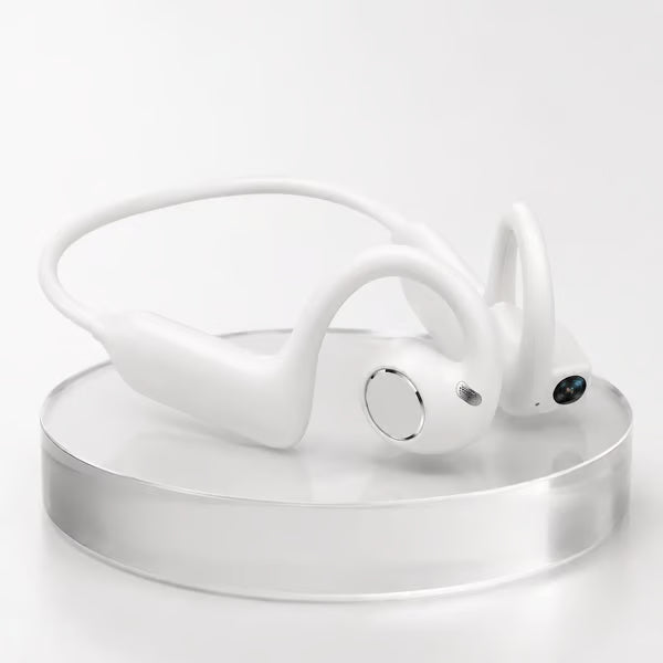 👂8MP Smart Camera Open-Ear Headset – EIS Video, AI Assistance & 12H Battery