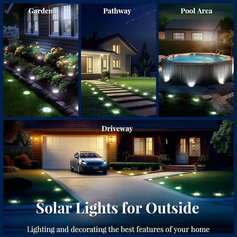🌞Solar Lights For Outside💡Turn Your Dark Yard Into A Beautiful Nighttime Space
