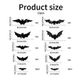 72 Pack Remote Control Light-Up 3D Halloween Bat Wall Decor – Flashing Bat Stickers for Indoor Party, Bedroom, Bathroom Mirror, Garage & Door Decorations