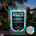 🌈Colorful Glow-in-the-Dark Garden Stones